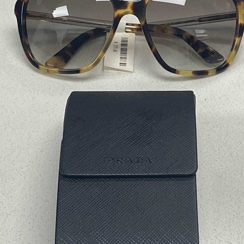 Prada Brown Tortoise Sunglasses - Picture 4 of 11